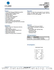 LOC211P datasheet pdf Clare Inc