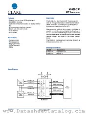 M-986-2A1P datasheet pdf Clare Inc