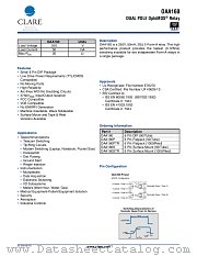 OAA160 datasheet pdf Clare Inc