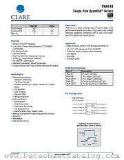 PAA140 datasheet pdf Clare Inc