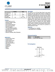 PD2401 datasheet pdf Clare Inc