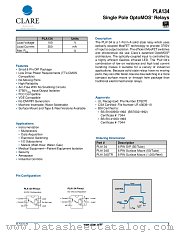 PLA134S datasheet pdf Clare Inc