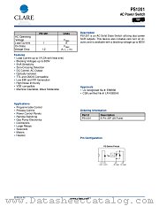 PS1201 datasheet pdf Clare Inc