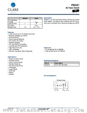 PS2401 datasheet pdf Clare Inc