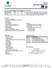 TS117 datasheet pdf Clare Inc