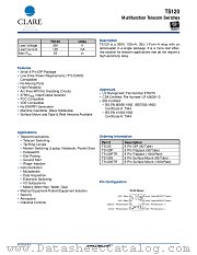 TS120S datasheet pdf Clare Inc