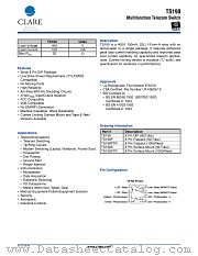 TS190PTR datasheet pdf Clare Inc