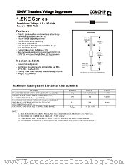 1.5KE300 datasheet pdf Comchip Technology