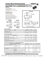 BAW56W datasheet pdf Comchip Technology