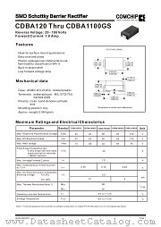 CDBA120GS datasheet pdf Comchip Technology