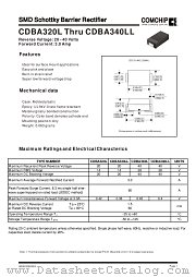 CDBA320L datasheet pdf Comchip Technology