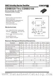 CDBB360 datasheet pdf Comchip Technology