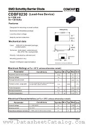 CDBF0230 datasheet pdf Comchip Technology