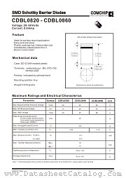 CDBL0820 datasheet pdf Comchip Technology