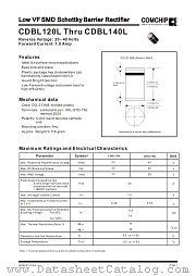CDBL120L datasheet pdf Comchip Technology
