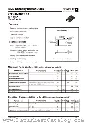 CDBN00340 datasheet pdf Comchip Technology