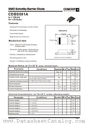 CDBS001A datasheet pdf Comchip Technology
