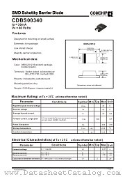 CDBS00340 datasheet pdf Comchip Technology