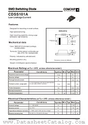 CDSS101A datasheet pdf Comchip Technology