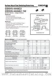 CDSV6-4448S2 datasheet pdf Comchip Technology