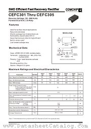 CEFC302 datasheet pdf Comchip Technology