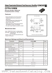 CFPA10MM datasheet pdf Comchip Technology