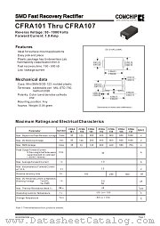 CFRA106 datasheet pdf Comchip Technology