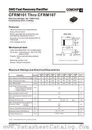 CFRM107 datasheet pdf Comchip Technology