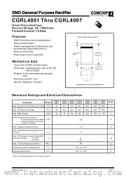CGRL4004 datasheet pdf Comchip Technology