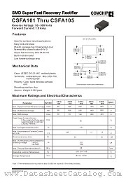 CSFA101 datasheet pdf Comchip Technology