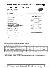 CZRA4753 datasheet pdf Comchip Technology