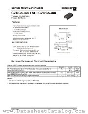 CZRC5388 datasheet pdf Comchip Technology