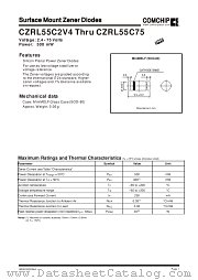 CZRL55C20 datasheet pdf Comchip Technology