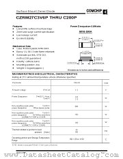 CZRM27C30P datasheet pdf Comchip Technology