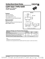 CZRT5255 datasheet pdf Comchip Technology