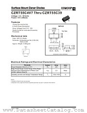 CZRT55C30 datasheet pdf Comchip Technology