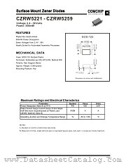 CZRW5241 datasheet pdf Comchip Technology