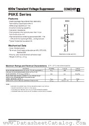 P6KE180 datasheet pdf Comchip Technology