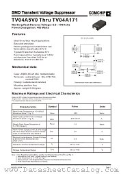 TV04A121JB datasheet pdf Comchip Technology