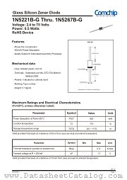1N5250B-G datasheet pdf Comchip Technology