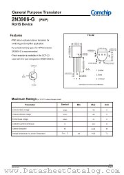 2N3906-G datasheet pdf Comchip Technology