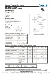 2SC5658-HF datasheet pdf Comchip Technology