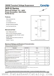3KP75A-G datasheet pdf Comchip Technology