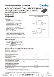 ATV30C8V0JB-HF datasheet pdf Comchip Technology