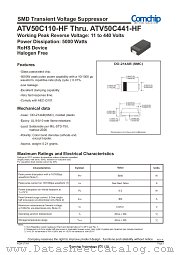 ATV50C750J-HF datasheet pdf Comchip Technology