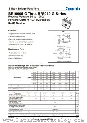 BR2501-G datasheet pdf Comchip Technology