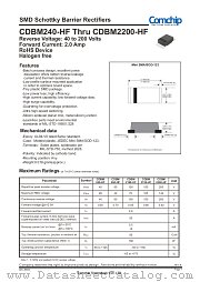 CDBM2200-HF datasheet pdf Comchip Technology