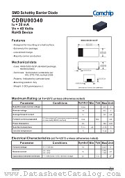 CDBU00340 datasheet pdf Comchip Technology