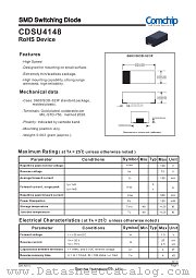 CDSU4148 datasheet pdf Comchip Technology