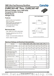 CURC305-HF datasheet pdf Comchip Technology